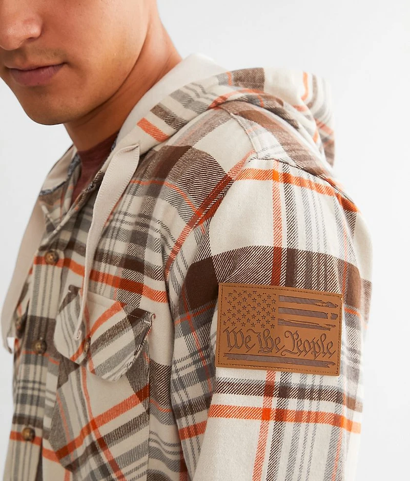 Cambrai Hooded Flannel Shirt