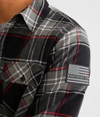 Passchendaele Hooded Flannel Shacket