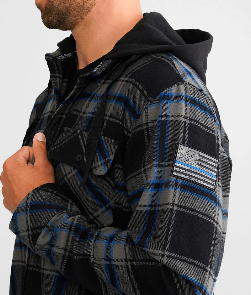 Ypres Hooded Flannel Shirt
