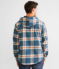 Blue Collar Brave Land Hooded Flannel Shacket