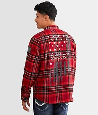 Warrior Tribe Flannel Shirt