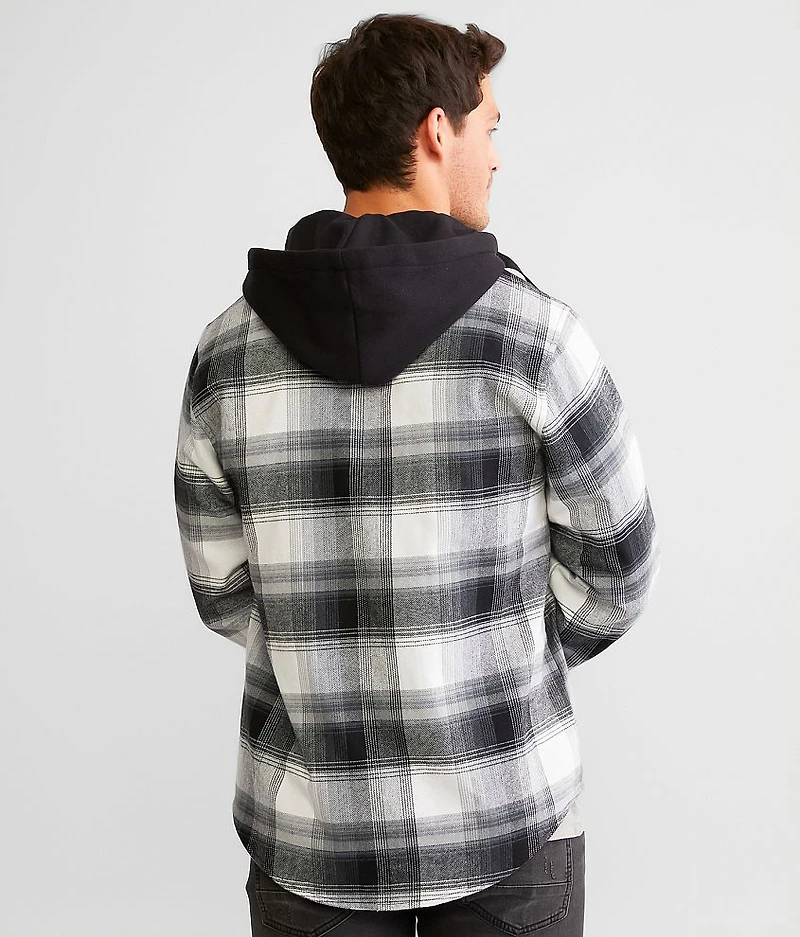 Defend Hooded Flannel Shacket