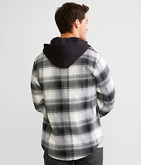 Defend Hooded Flannel Shacket
