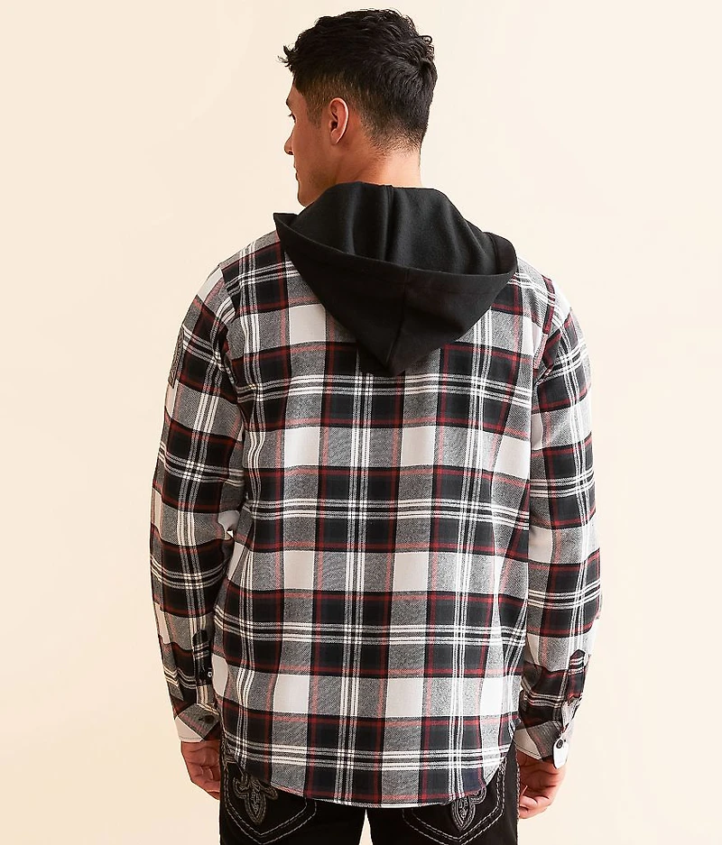 Cannon Hooded Flannel Shirt