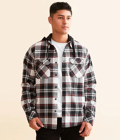 Cannon Hooded Flannel Shirt