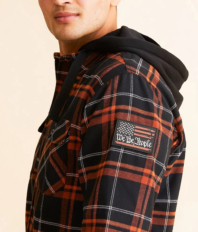Warfare Hooded Flannel Shirt