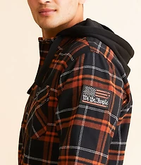 Warfare Hooded Flannel Shirt
