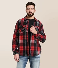 Attack Hooded Flannel Shirt