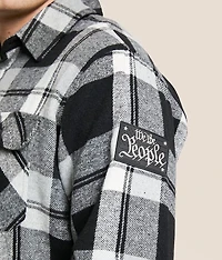 Ashes Hooded Flannel Shirt