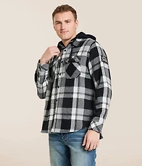 Ashes Hooded Flannel Shirt