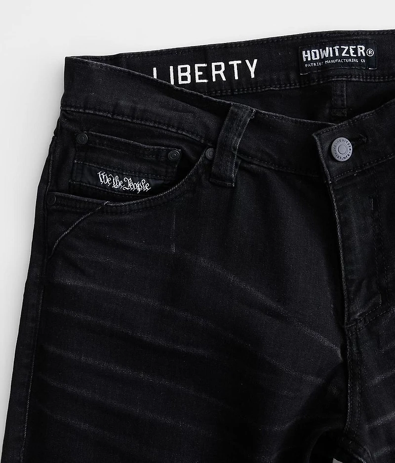 Black Liberty Relaxed Taper Stretch Jean