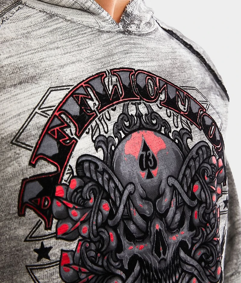 American Customs Destruction Reversible Hoodie