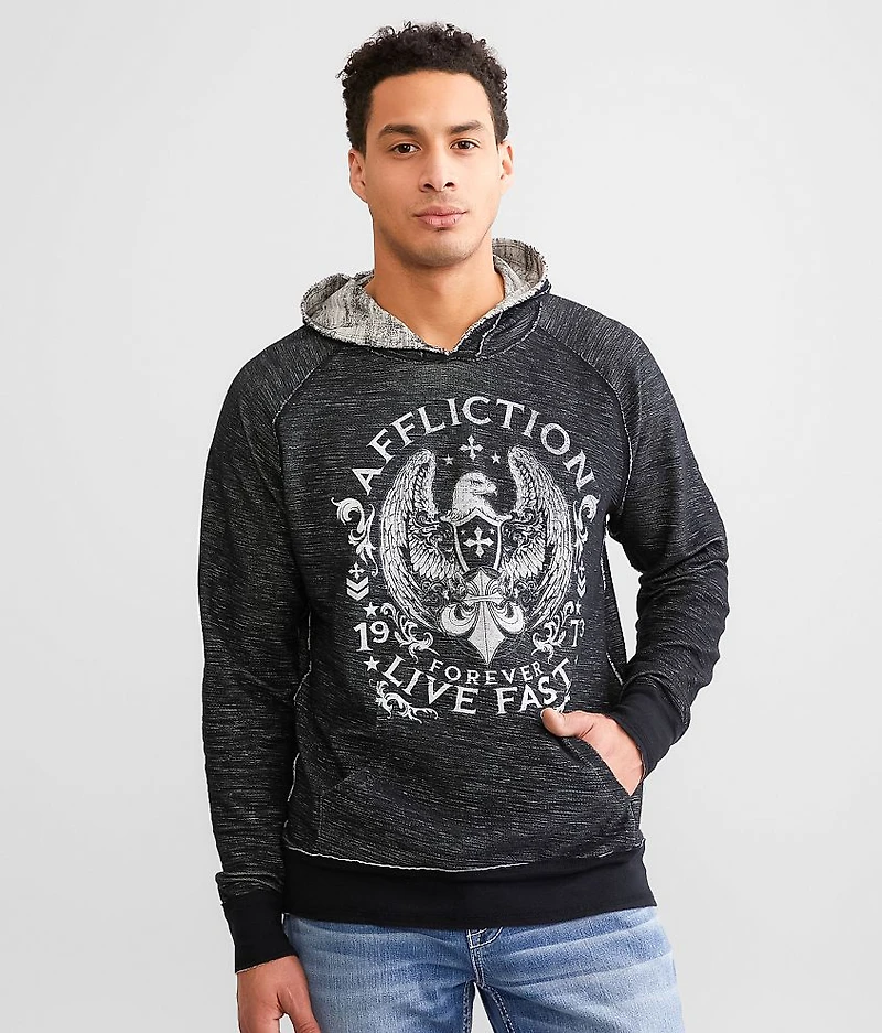 American Customs Destruction Reversible Hoodie