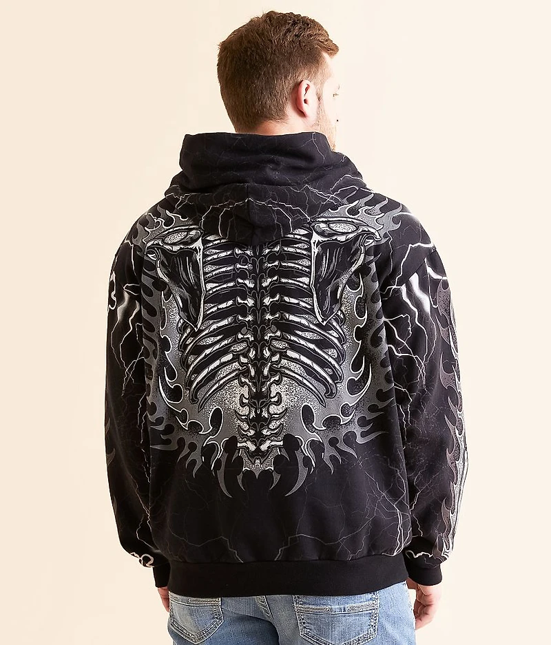 Melted Bone Hooded Sweatshirt