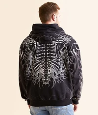 Melted Bone Hooded Sweatshirt