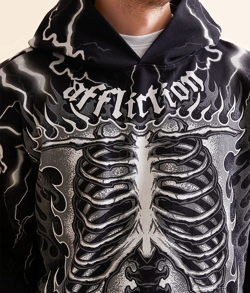 Melted Bone Hooded Sweatshirt