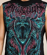 Pale Sky Muscle Tank Top