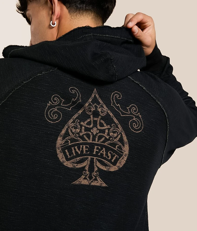 Shredded Dusk Reversible Thermal Hoodie