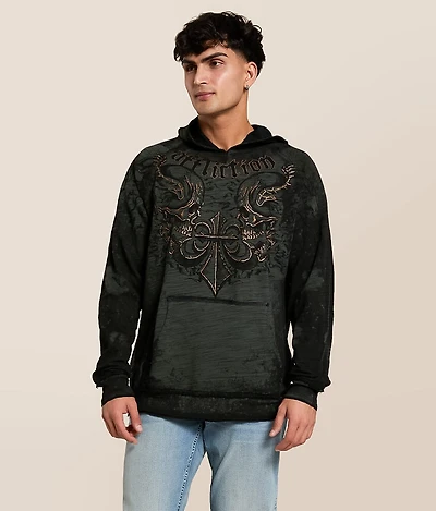 Shredded Dusk Reversible Thermal Hoodie