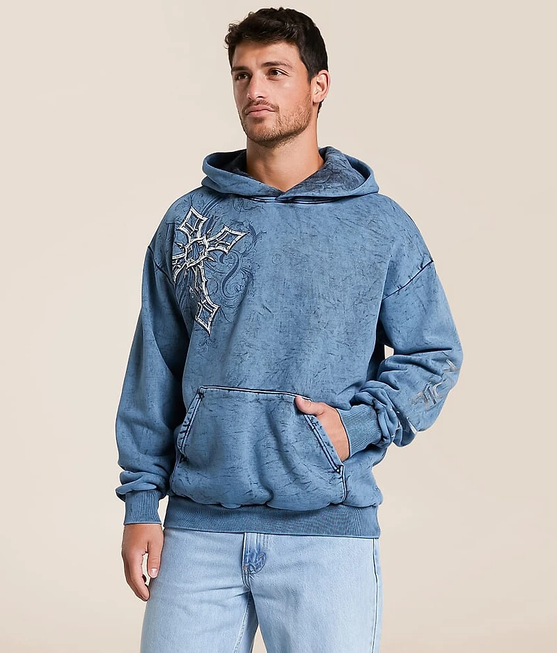 Affliction Spiked Overload Hooded Sweatshirt