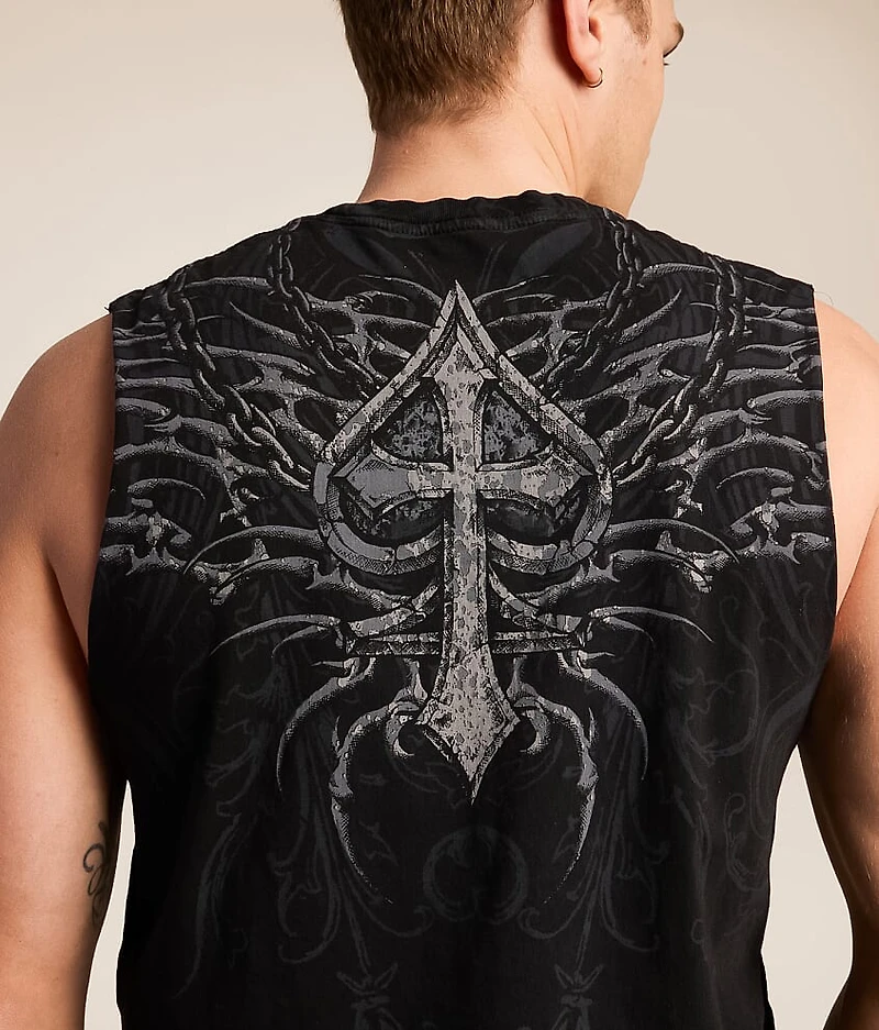 Charred Martyr Mucle Tank Top