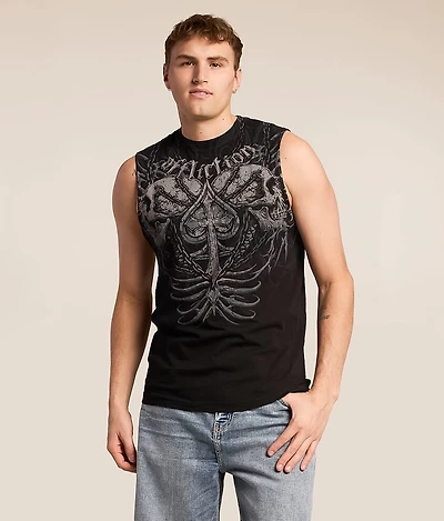 Charred Martyr Mucle Tank Top