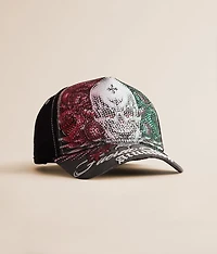 Fuerza Regida Band Rhinestone Trucker Hat