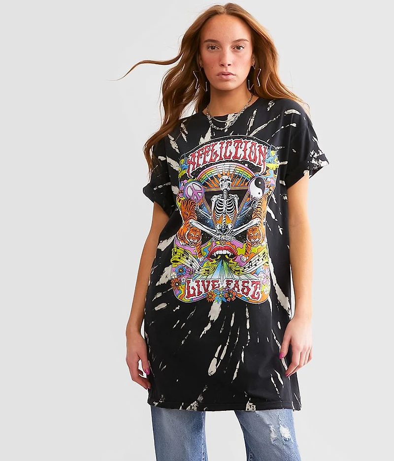 Live Fast Festival T-Shirt Dress