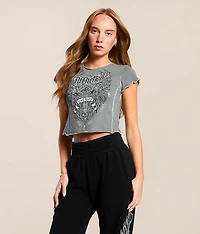 Affliction Widowmaker Baby Cropped T-Shirt