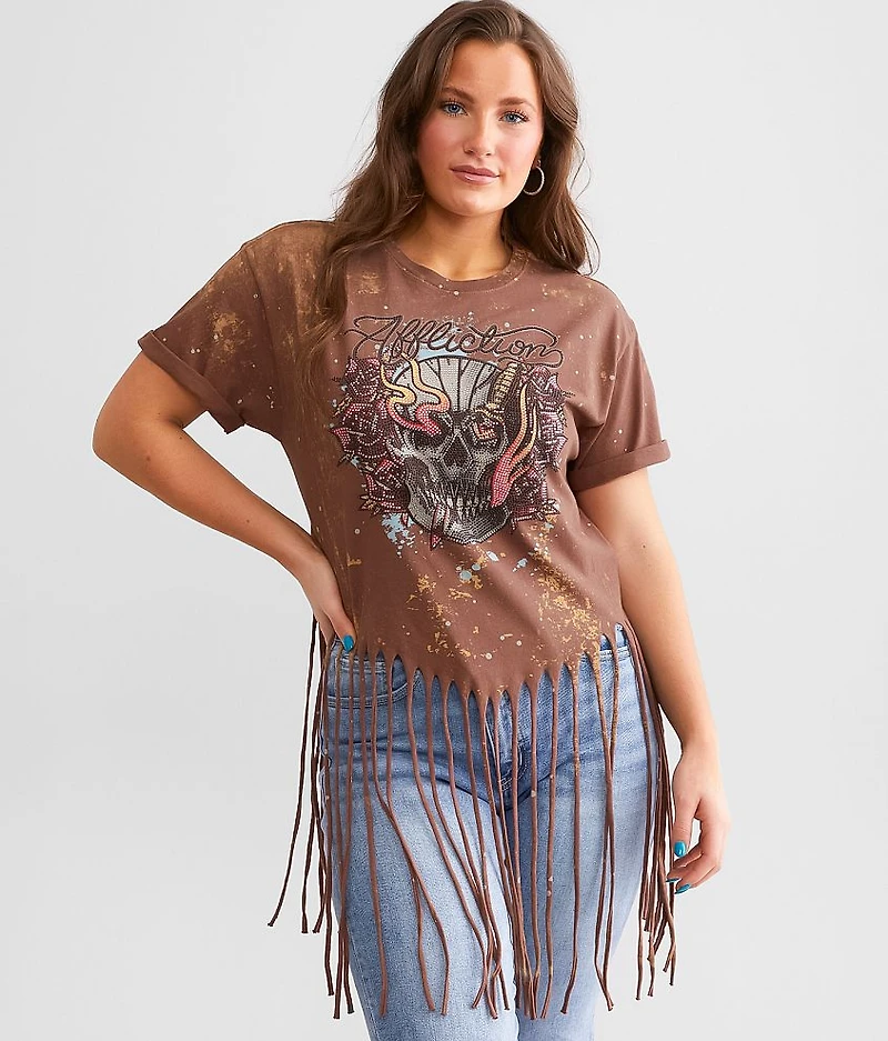 Alley Wreck Fringe T-Shirt