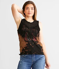Blood Moon Fringe Tank Top