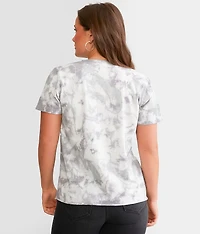 Newport Road Lace-Up Rhinestone T-Shirt