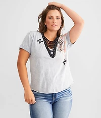Full Stack Lace-Up T-Shirt