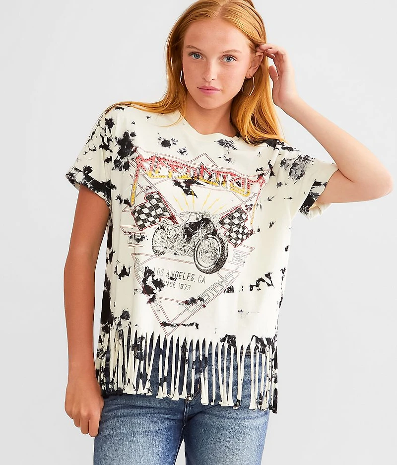 American Customs Moto Flag T-Shirt