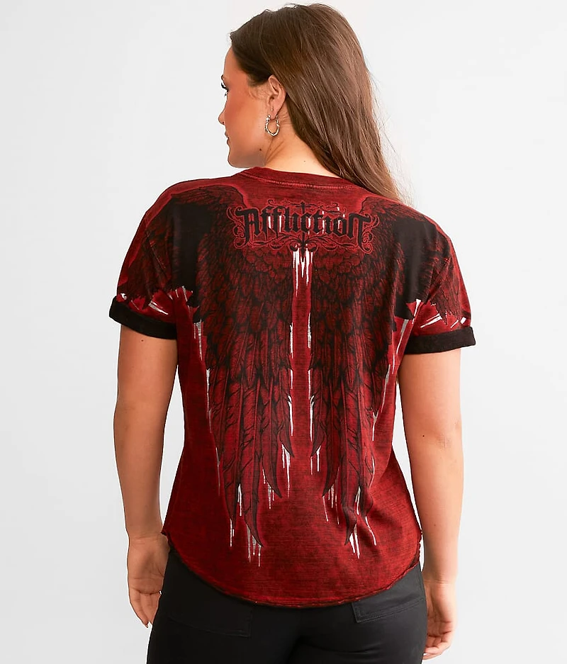 Age Of Winter Lace-Up T-Shirt