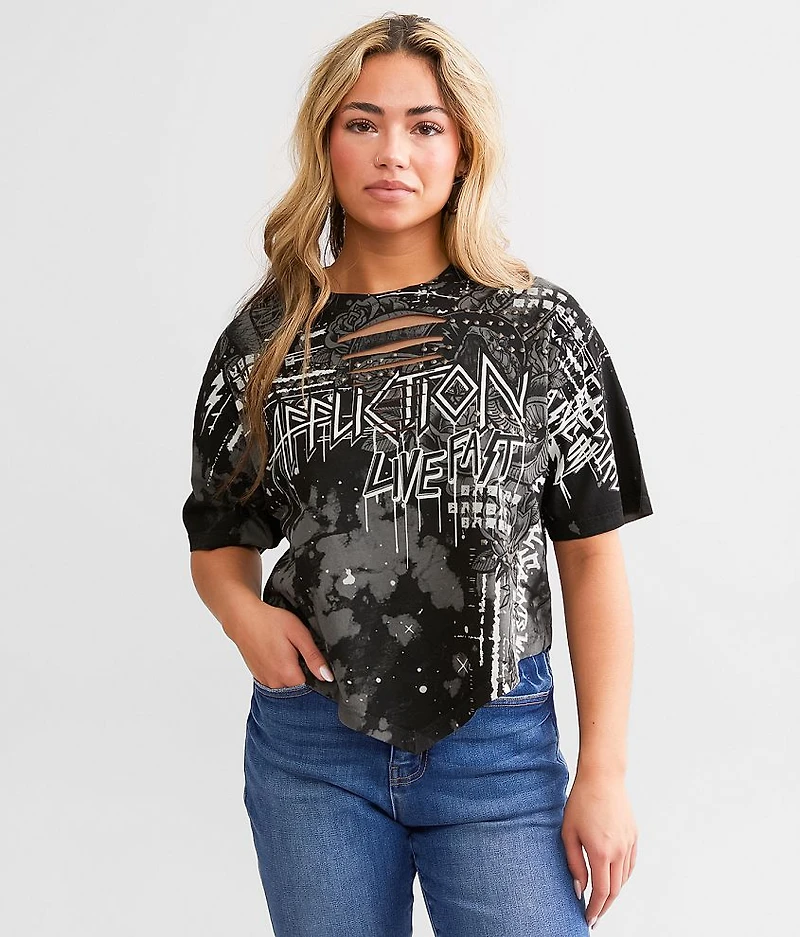 Electric Asylum Cropped T-Shirt