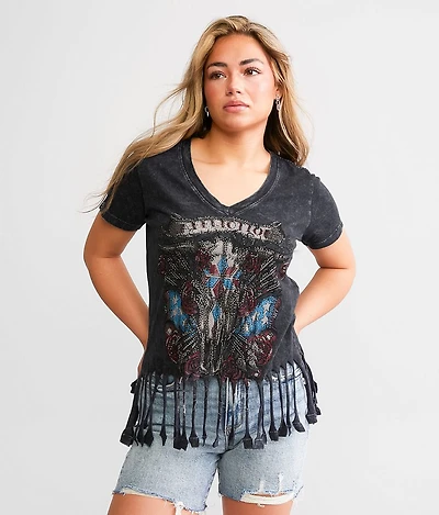 Little Bighorn Fringe T-Shirt