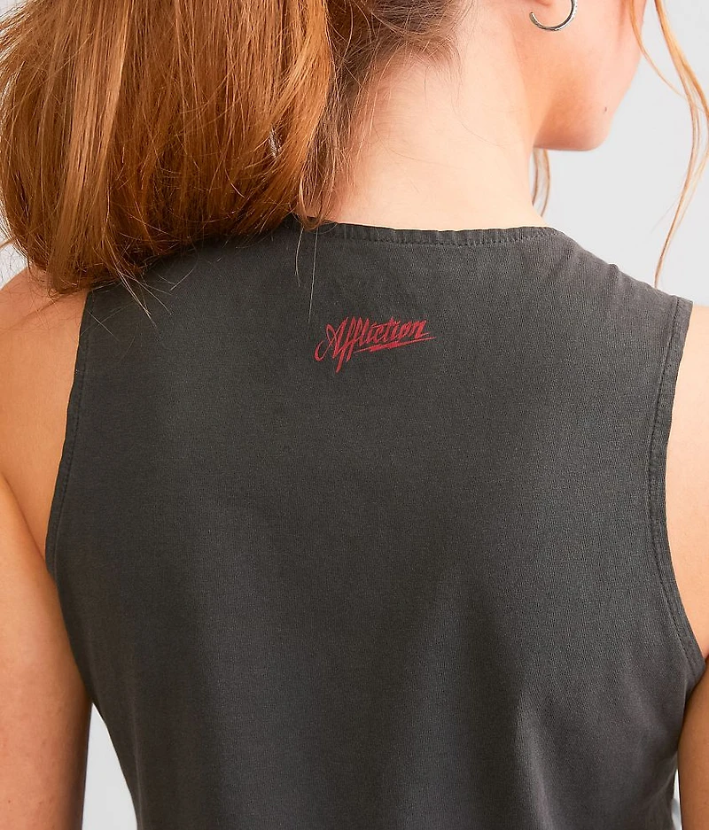 Ring Of Fire Cinch Tie Tank Top