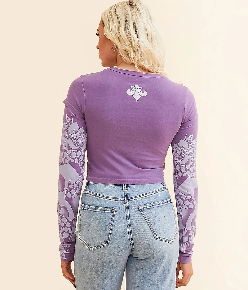 Velvet Sky Cropped T-Shirt