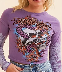 Velvet Sky Cropped T-Shirt
