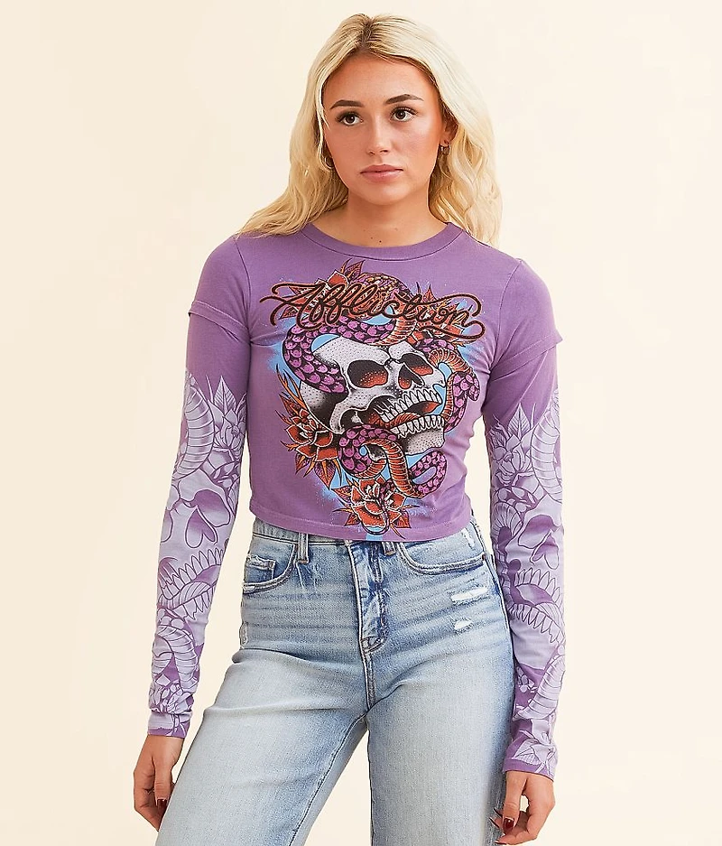 Velvet Sky Cropped T-Shirt