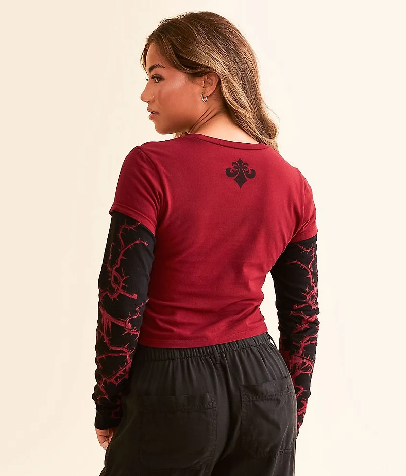 Crows Cropped T-Shirt