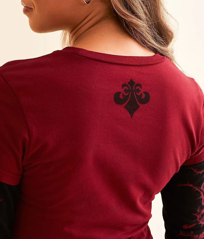Crows Cropped T-Shirt