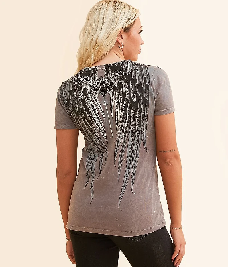 Vertical Lace-Up T-Shirt