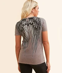 Vertical Lace-Up T-Shirt