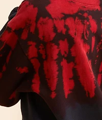 Heart & Roses Lace-Up Pullover