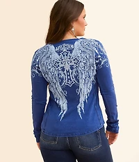 Aristocrat Lace-Up T-Shirt