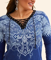 Aristocrat Lace-Up T-Shirt