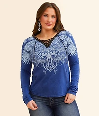 Aristocrat Lace-Up T-Shirt