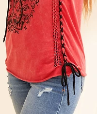 Solution Lace-Up Top